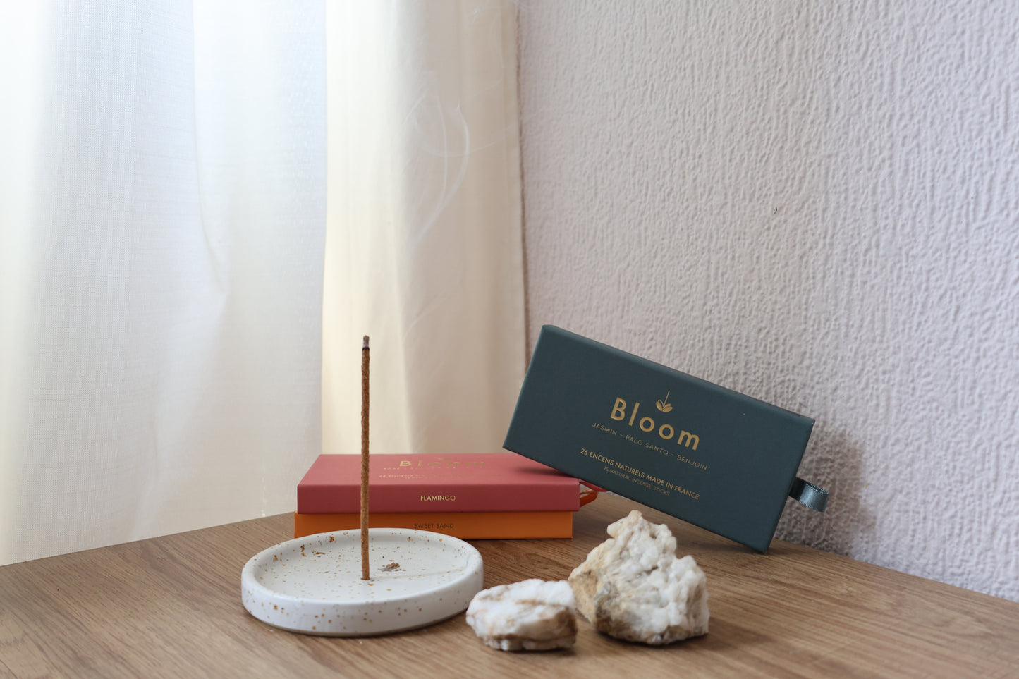 Incienso BLOOM francés natural - MANDARINA, NUEZ MOSCADA & SÁNDALO