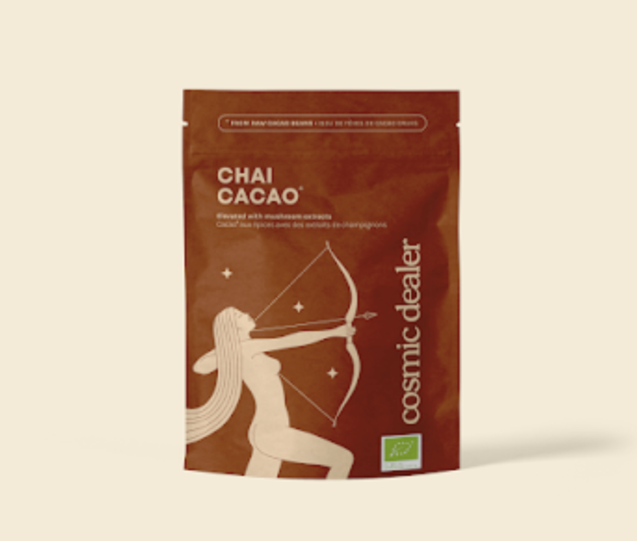Chai Cacao con Melena de León & Lúcuma • Cosmic Dealer
