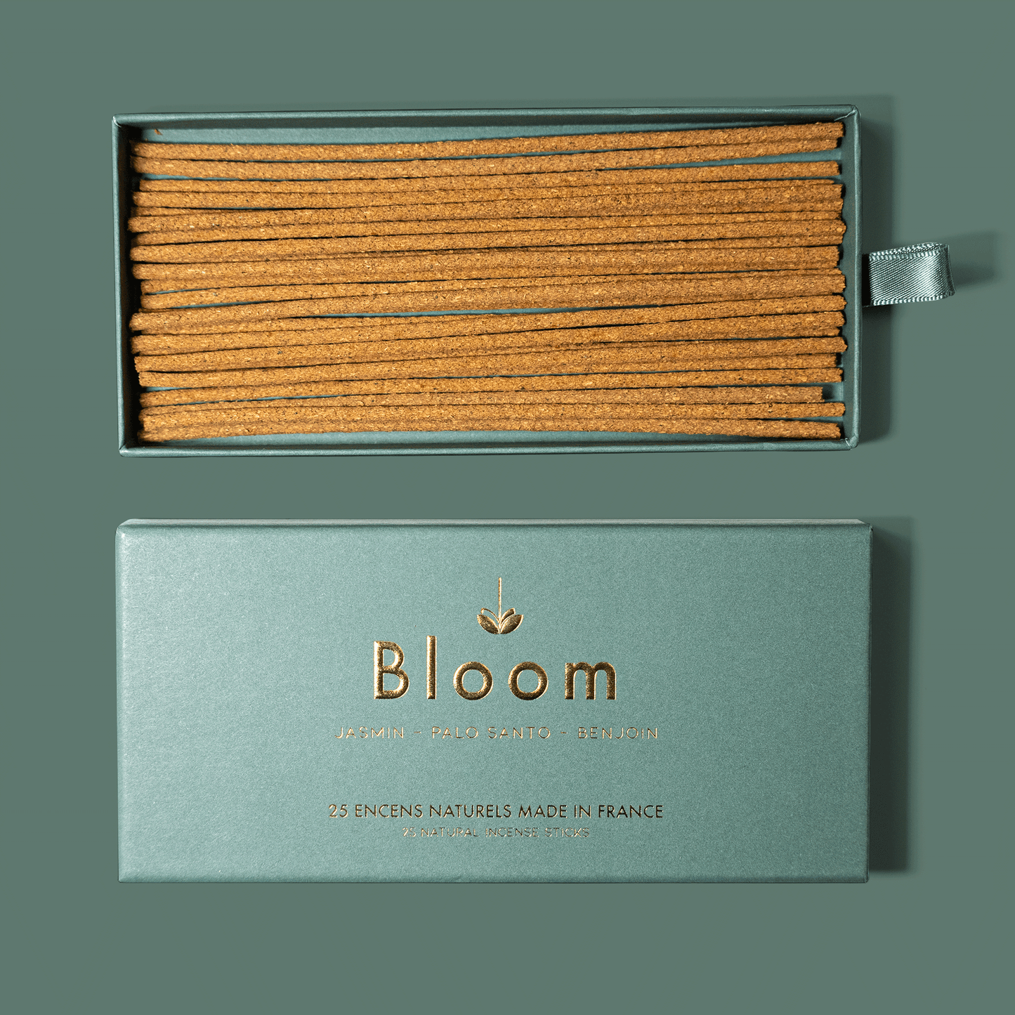 Incienso francés natural BLOOM • PALO SANTO, JAZMÍN & BENJUÍ