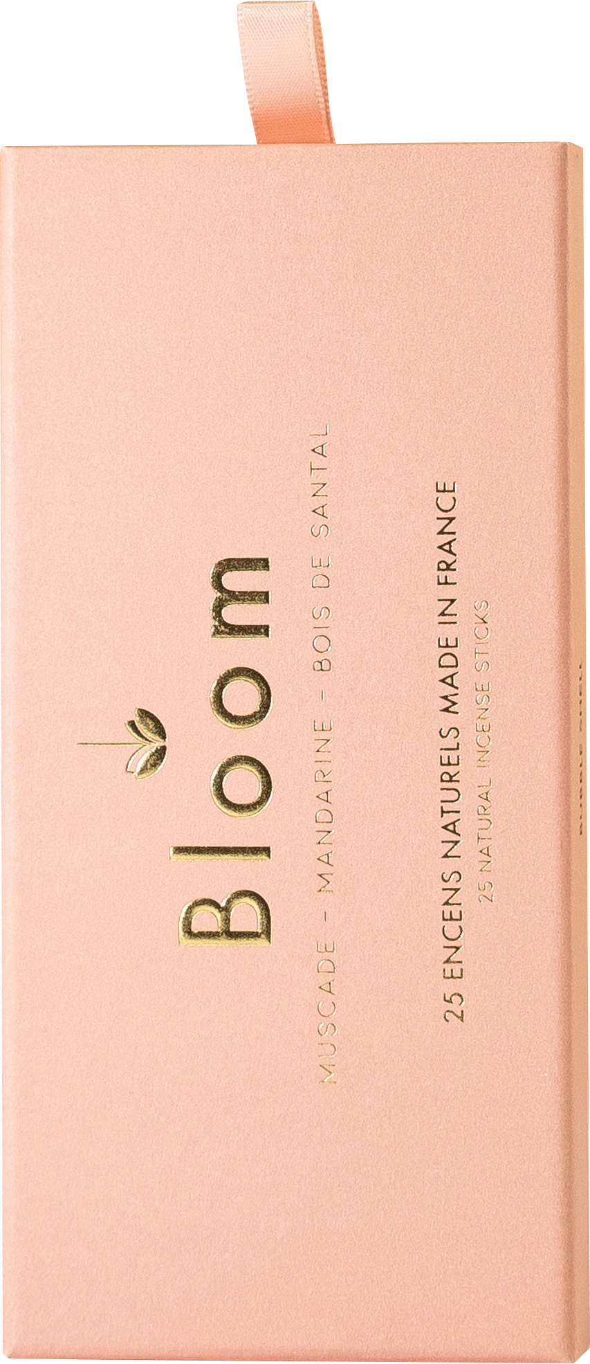 Incienso BLOOM francés natural - MANDARINA, NUEZ MOSCADA & SÁNDALO