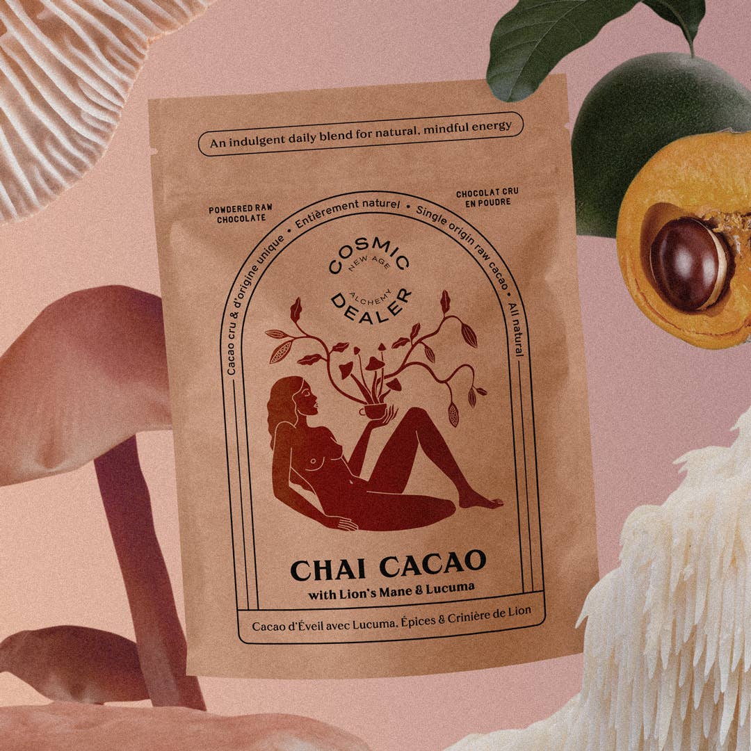 Chai Cacao con Melena de León & Lúcuma • Cosmic Dealer