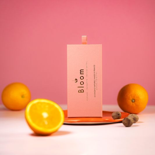 Incienso BLOOM Mandarina, nuez moscada y sándalo