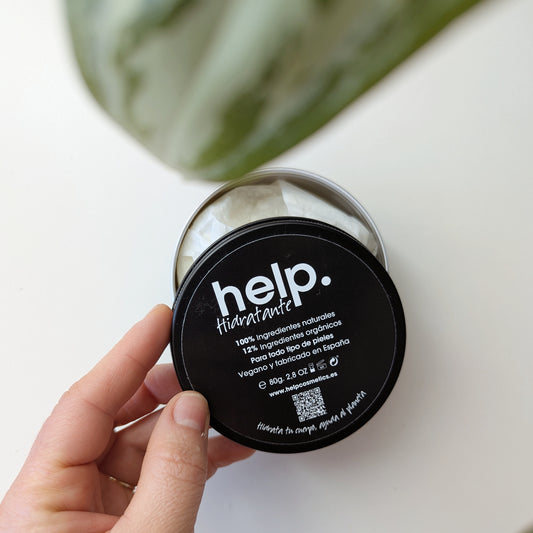 Hidratante corporal sólido con Cacao, Jojoba, Argán y Té Verde • Sin tóxicos