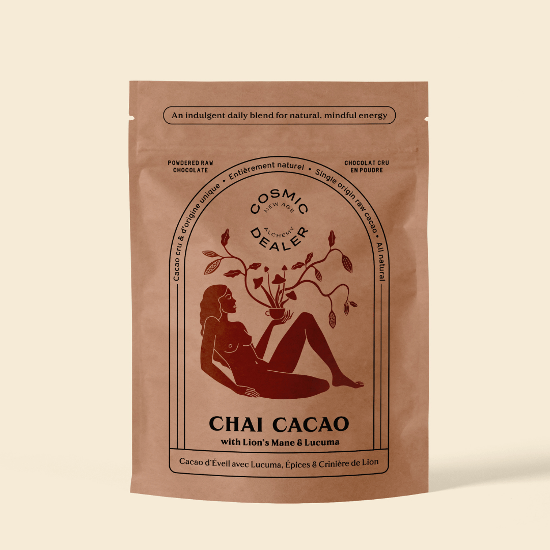 Chai Cacao con Melena de León & Lúcuma • Cosmic Dealer