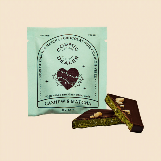 Bombón saludable MATCHA & ANACARDOS • Cosmic Dealer